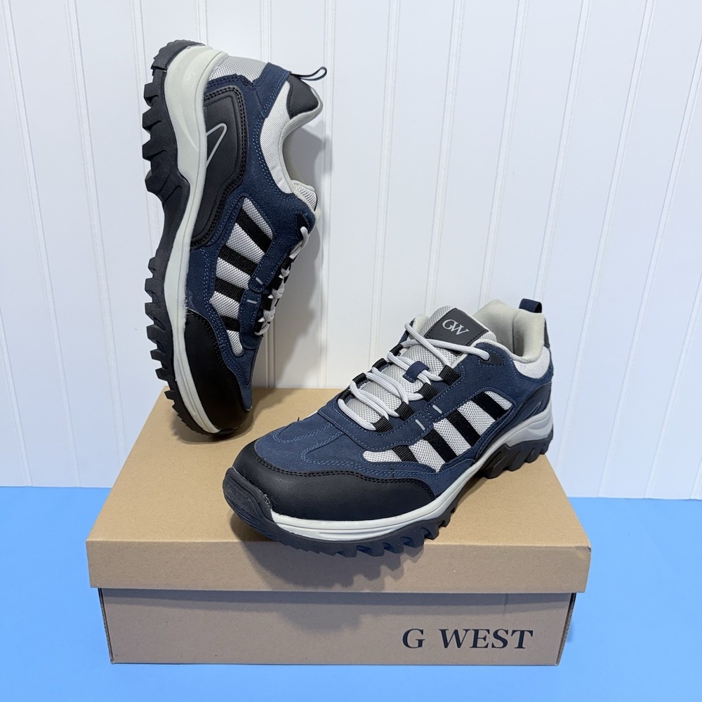 G-West Men's Navy  blue Trail Running Shoes Size 12